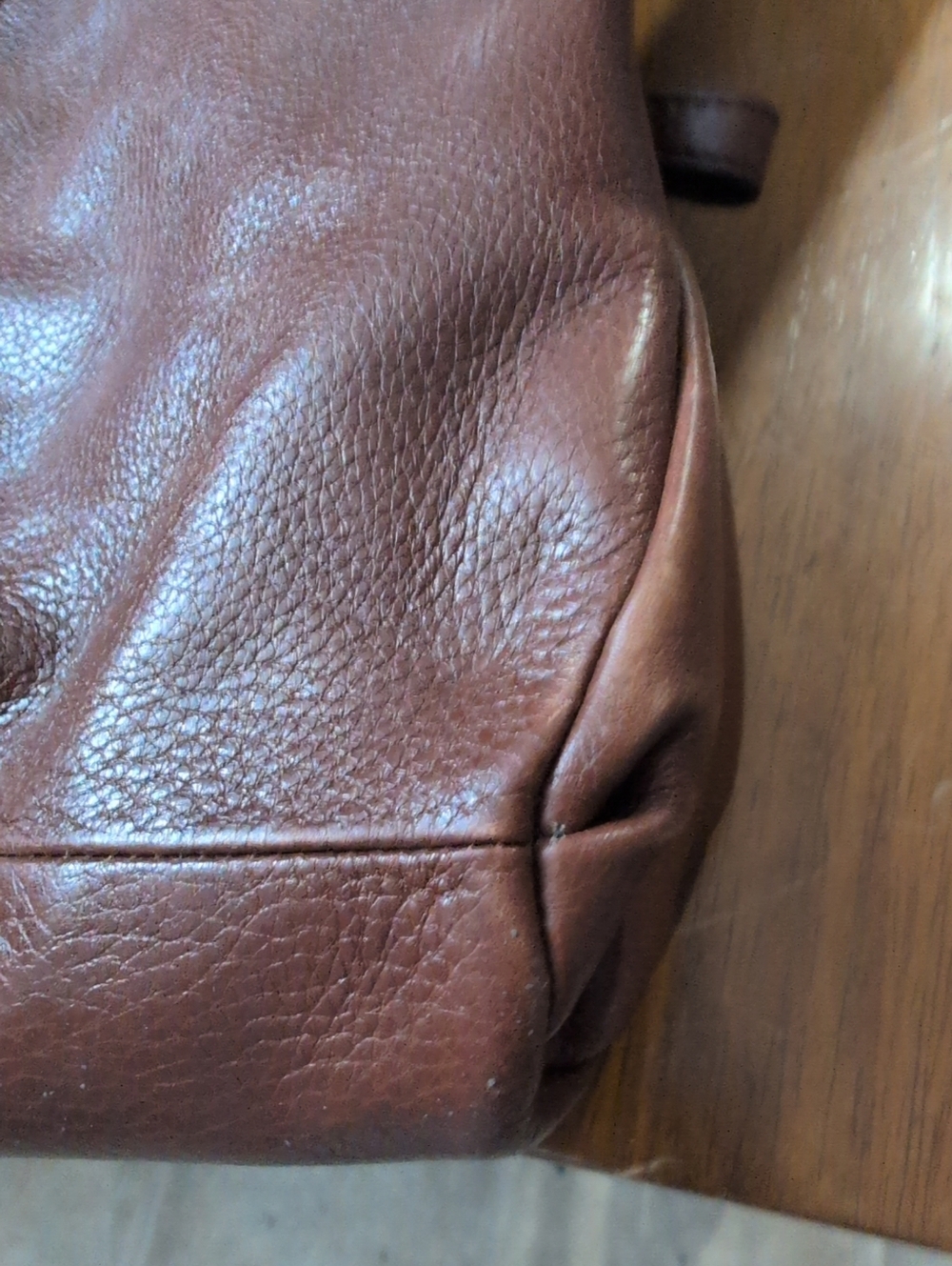 COACH Women's Phoebe Chestnut 3 compartment Leather Shoulder Hobo Bag - Guc - Picture 4 of 9